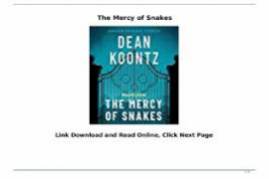 The Mercy of Snakes by Dean Koontz