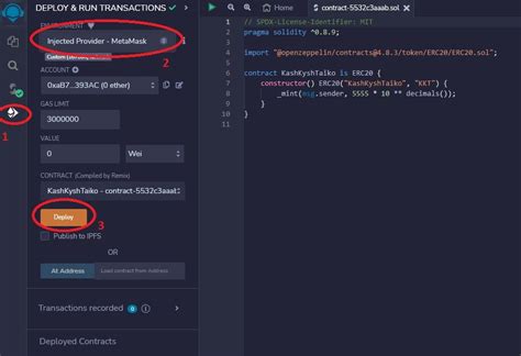 Metamask: Contract Deploy Problem: “Deploy - transact(not payable)” and MetaMask Address Disappeared